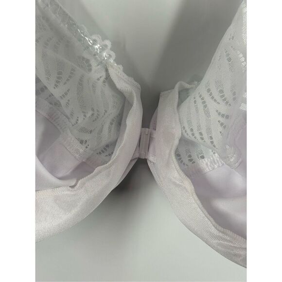 A21.  Glamorise Front-Closure T-Back WonderWire Underwire Bra size 44C NWOT - Picture 9 of 9